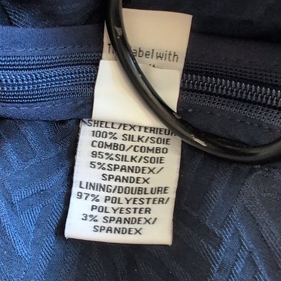 Diane Von Furstenburg Womens 14 Saige Dress Midnight Blue Silk Designer Luxury - Picture 12 of 12